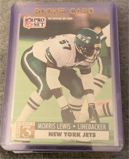 1991 Pro Set #792 Morris Lewis — front