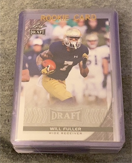 2016 Leaf Draft #90 Will Fuller — front