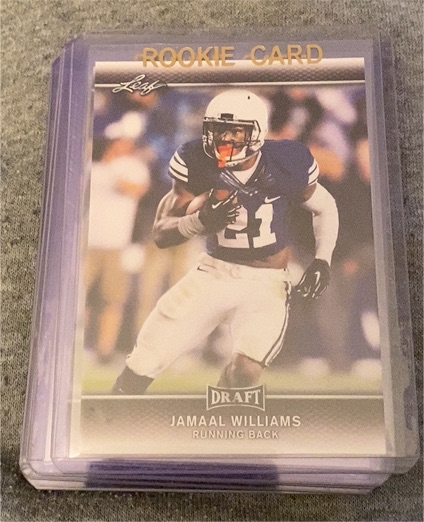 2017 Leaf Draft #31 Jamaal Williams — front