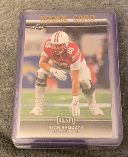 2017 Leaf Draft #65 Ryan Ramczyk — front