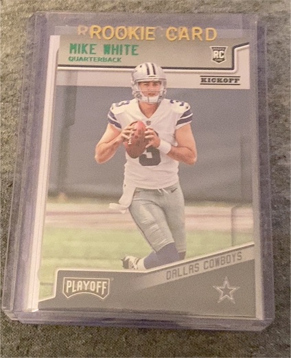 2018 Panini Playoff Rookie Card Mike White — front