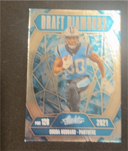 2025 Panini Absolute Draft Diamonds #DD-CHD Chuba Hubbard — front
