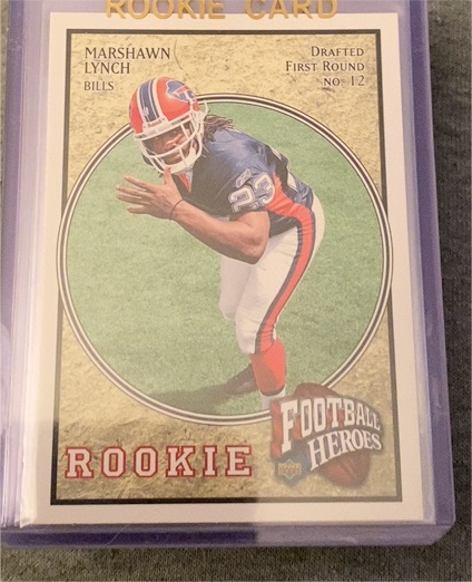 2007 Upper Deck Football Heroes #95 Marshawn Lynch — front