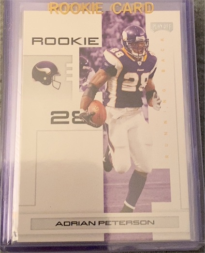 2007 Playoff #101 Adrian Peterson — front