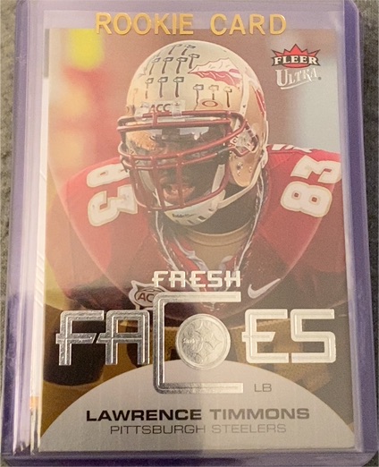 2007 Fleer Ultra Fresh Faces #FF-LT Lawrence Timmons — front