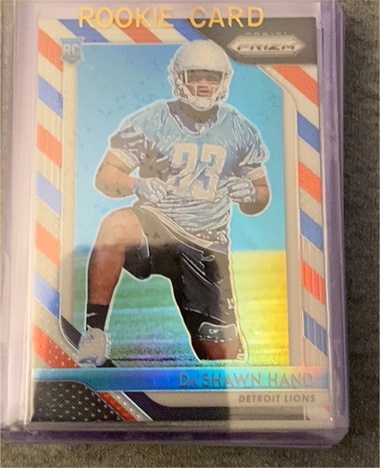 2023 Panini Prizm Rookie Card DaShawn Hand — front