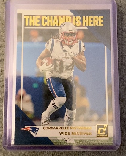 2019 Donruss The Champ Is Here #CH-13 Cordarrelle Patterson — front