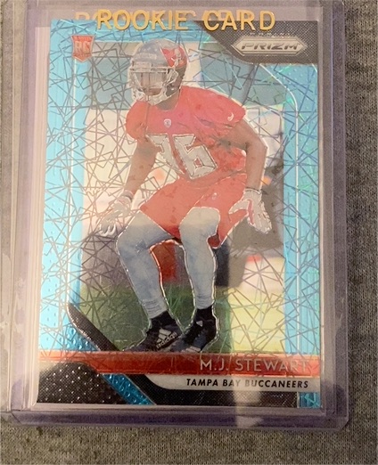 2018 Panini Prizm Disco Rookie Auto M.J. Stewart #RA-MJ — front