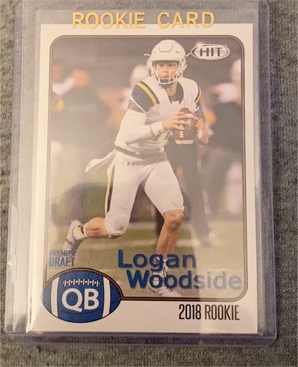 2018 Sage HIT #13 Logan Woodside — front