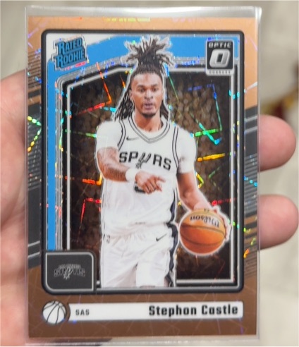 2024-25 Panini Donruss Optic #254 Stephon Castle Rated Rookie — front