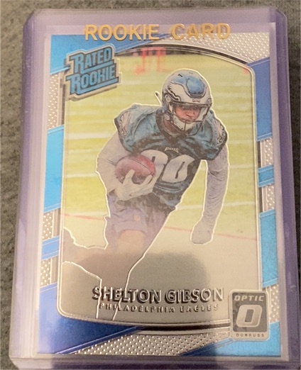 2017 Donruss Optic #183 Shelton Gibson Rated Rookie Card — front
