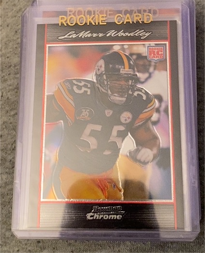 2007 Bowman Chrome #BC30 LaMarr Woodley — front