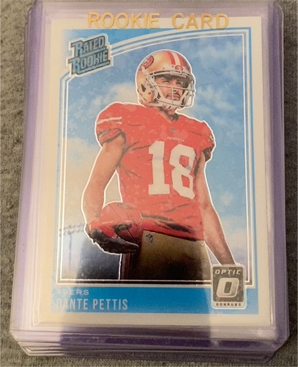 2018 Donruss Optic #171 Dante Pettis Rated Rookie — front