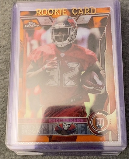 2015 Topps Chrome #415 Dominique Brown — front