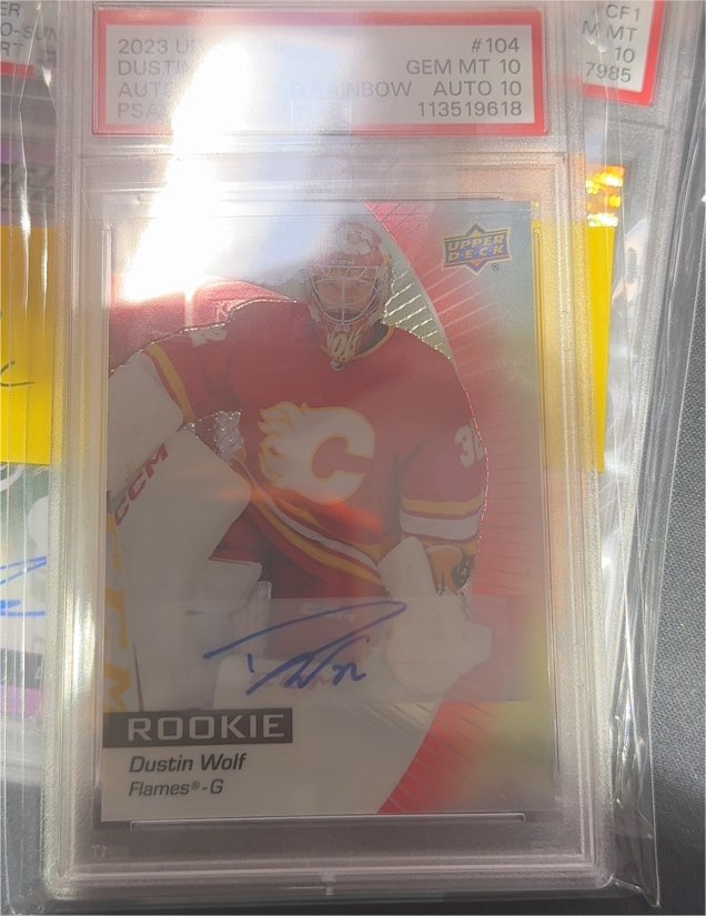 2023 Upper Deck Allure #104 Dustin Wolf — front