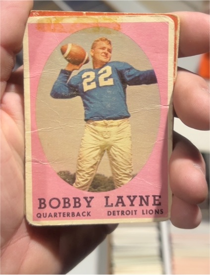 1958 Topps #2 Bobby Layne — front