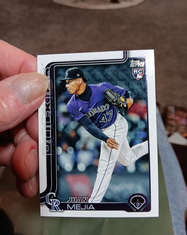 2025 Topps Update #US285 Juan Mejia — front