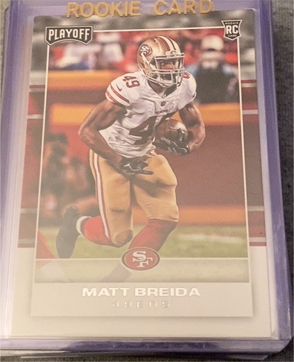 2017 Panini Playoff #297 Matt Breida — front