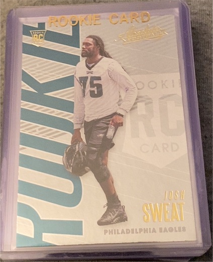 2018 Panini Absolute #137 Josh Sweat — front