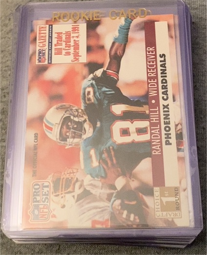 1991 Pro Set #752 Randal Hill — front