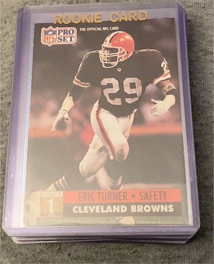1991 Pro Set #731 Eric Turner — front