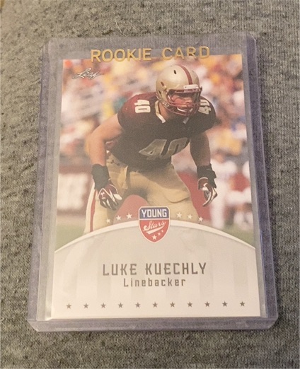 2012 Leaf Young Stars #56 Luke Kuechly — front