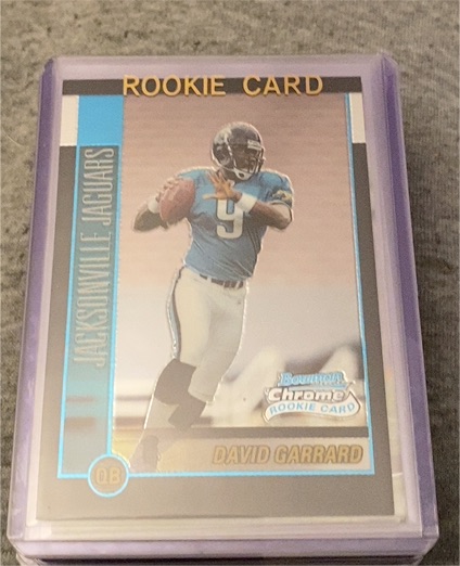 2002 Bowman Chrome #116 David Garrard — front