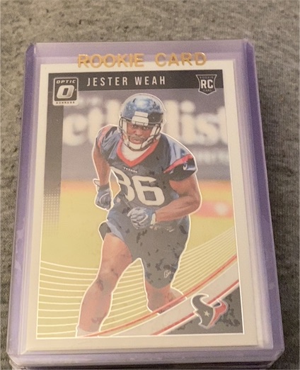 2018 Donruss Optic #143 Jester Weah Rookie Houston Texans — front