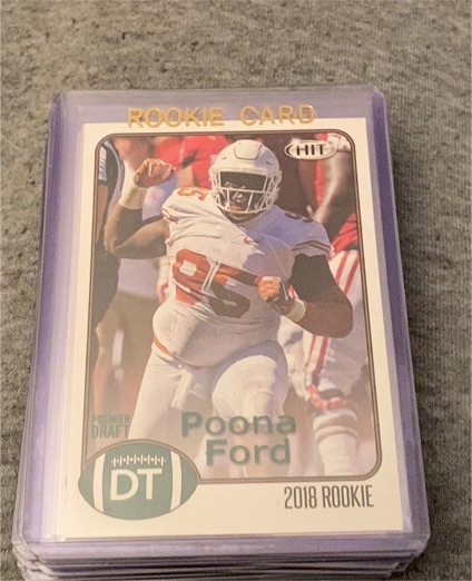 2018 Sage Hit #23 Poona Ford — front