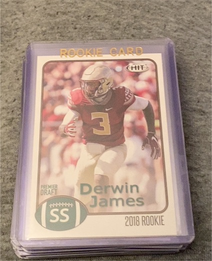 2018 Sage Hit Premier Draft #SS Derwin James — front