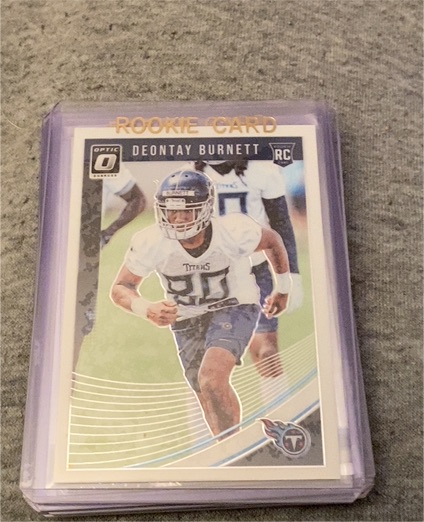 2018 Donruss Optic #RC Deontay Burnett Rookie Card — front