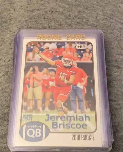 2018 Sage HIT #22 Jeremiah Briscoe — front
