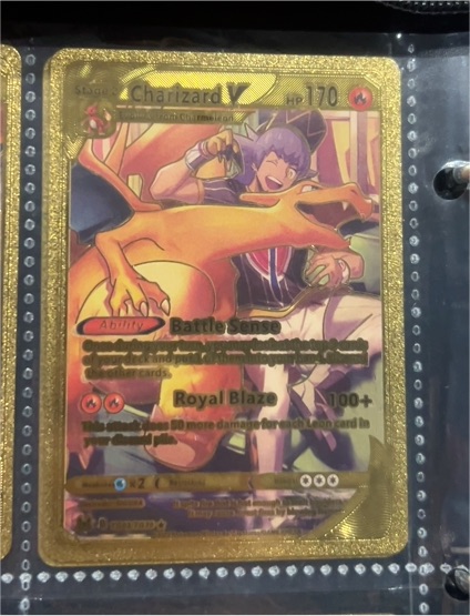 2023 Pokemon TCG Charizard V #TG03 — front