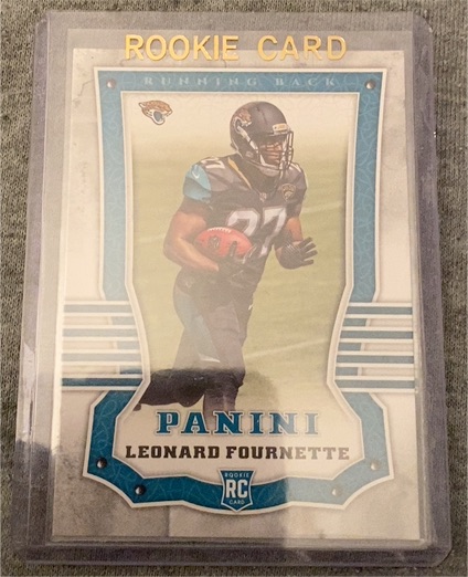 2017 Panini #110 Leonard Fournette Rookie Card — front