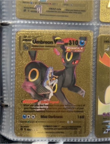 2022 Pokémon Sword & Shield Brilliant Stars #TG23 Umbreon VMAX — front