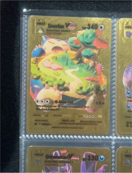 2021 Pokémon Sword & Shield #142 Snorlax VMAX — front