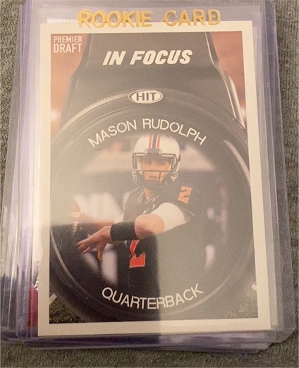 2018 Sage Hit Premier Draft In Focus #51 Mason Rudolph — front