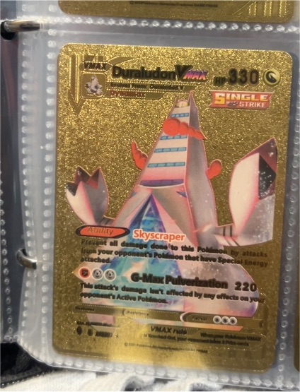 2021 Pokemon Sword & Shield Silver Tempest #TG30 Duraludon VMAX — front