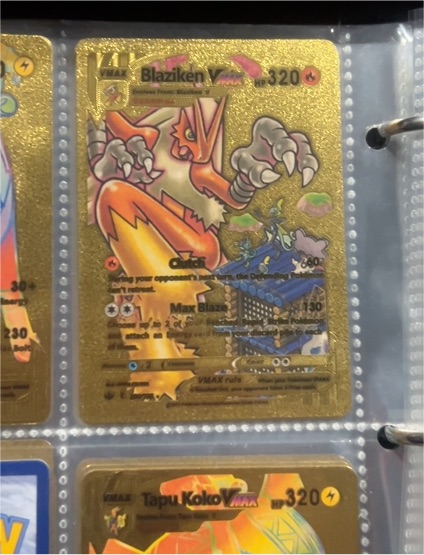 2023 Pokémon Scarlet & Violet #SV107 Blaziken VMAX — front