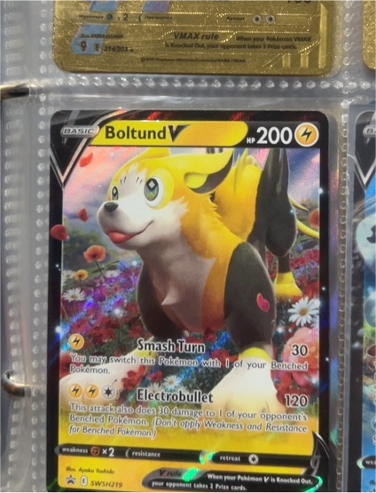 2022 Pokémon TCG Sword & Shield Promo #SWSH219 Boltund V — front