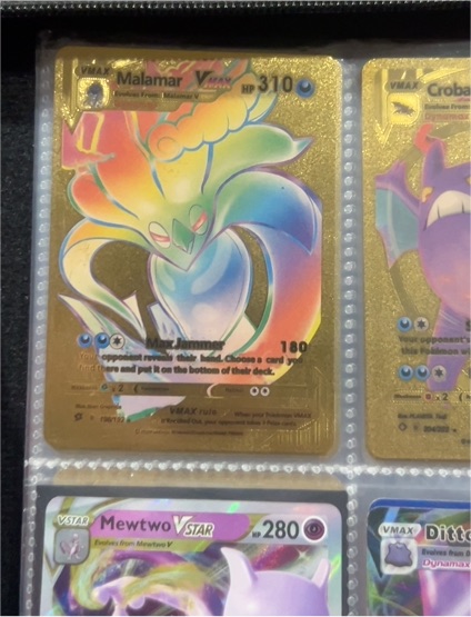 2021 Pokemon Sword & Shield Shining Fates #SV107 Malamar VMAX — front