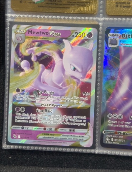 2022 Pokémon TCG Pokémon GO #031 Mewtwo VSTAR — front