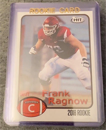 2018 SAGE Hit Frank Ragnow Rookie Card — front