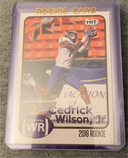 2018 SAGE HIT #8 Cedrick Wilson Jr. — front