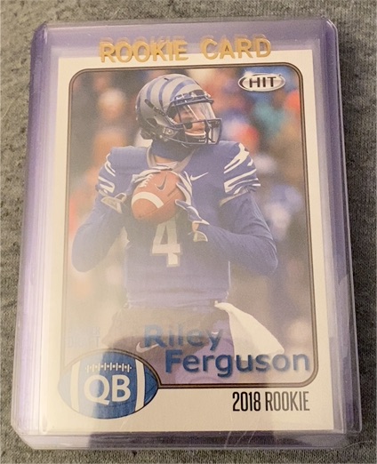 2018 Sage Hit #11 Riley Ferguson Rookie Card — front
