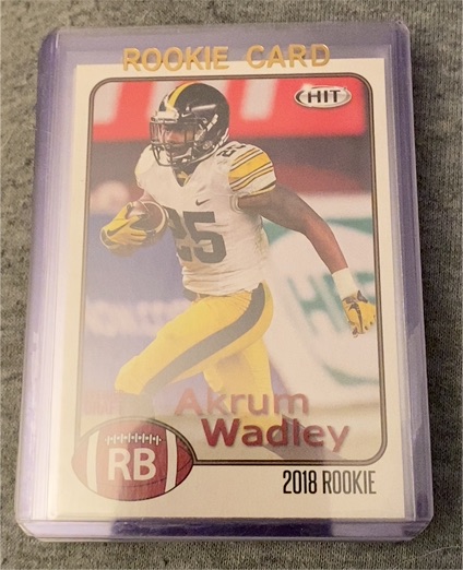 2018 Sage Hit #25 Akrum Wadley — front