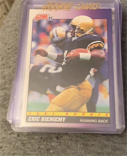 1991 Score #578 Eric Bieniemy — front