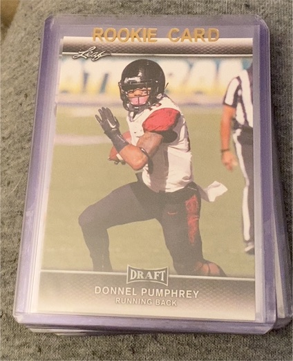 2017 Leaf Draft #28 Donnel Pumphrey — front
