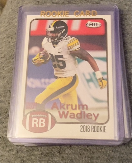 2018 Sage Hit #24 Akrum Wadley — front