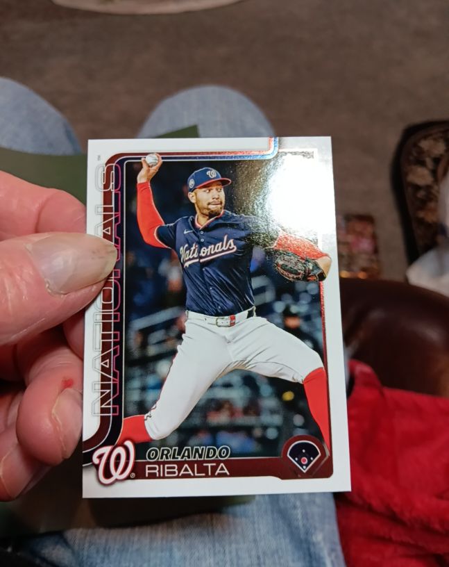 2025 Topps Update #US203 Orlando Ribalta — front